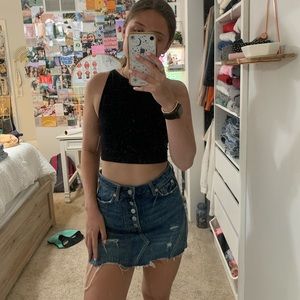 Free People Denim Skirt